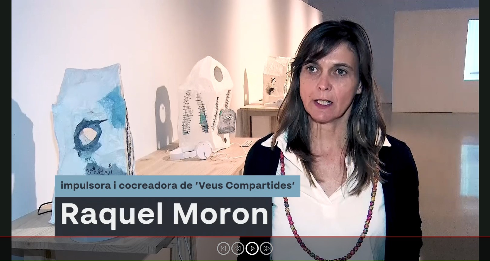 Entrevista a Raquel Moron per partlar del projecte Veus Compartides a la TV Connecti.cat